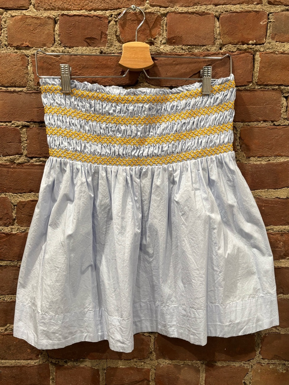 Strapless Smocked Top By Anthropologie- S